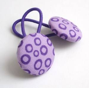 Purple Hair Accessories by Polka Dot Skies Etsy