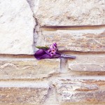 0003 purple calla lily boutonniere by Floral Theory