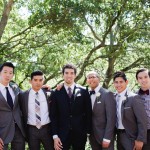 024 dark gray chic groomsmens suits at Villa Toscana Lafayette CA by Gladys Jem Photography and J Squared Events