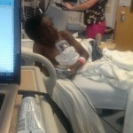 Young Sickle Cell Disease patient in hospital